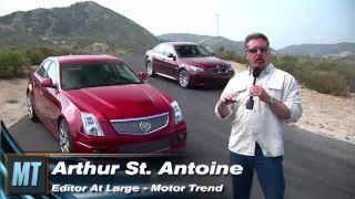 Cadillac CTS-V vs BMW M5  Road Course Battle
