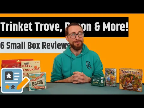 6 Small Box Game Reviews - Trinket Trove, Cats Knocking Things Off Ledges & More!