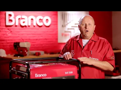 Gerador de Energia à Gasolina 2Kva Motor 6,50HP 4 Tempos 15L B4T-2500S Bivolt Branco