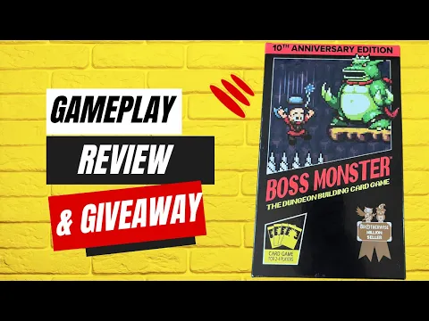 "Boss Monster" gameplay, review and giveaway!