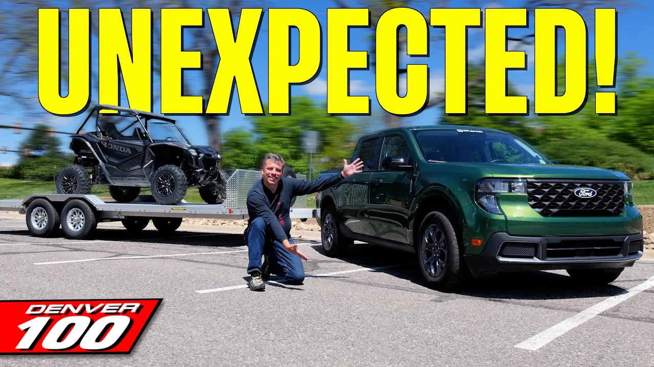 The New 2025 Ford Maverick Hybrid Disappoints on the Denver 100 When Towing!