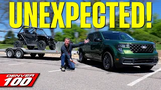 The New 2025 Ford Maverick Hybrid Disappoints on the Denver 100 When Towing!