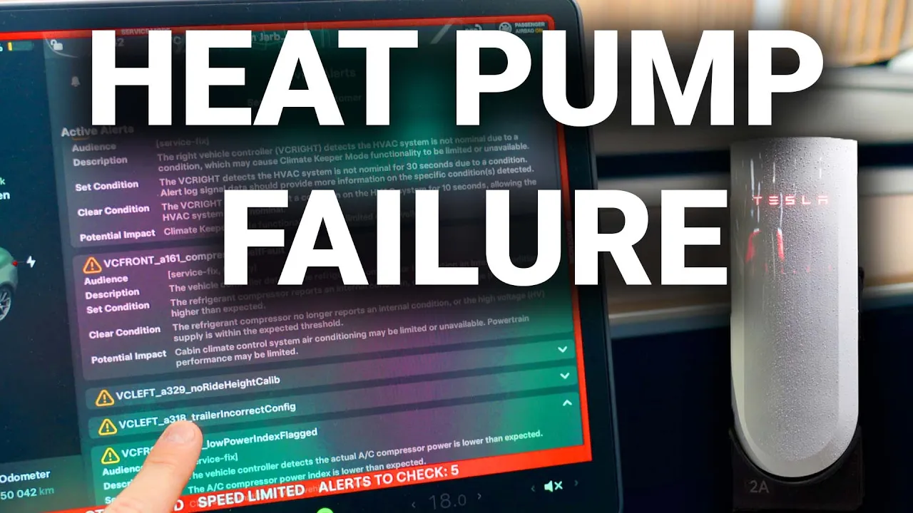 Tesla Heat Pump Failure Far Away From Home - Epic Europe Road Trip Part 2