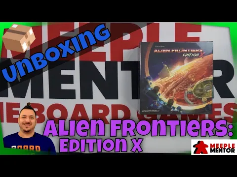 Unboxing Alien Frontiers Edition X