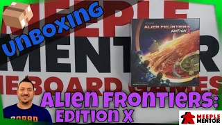 Unboxing Alien Frontiers Edition X