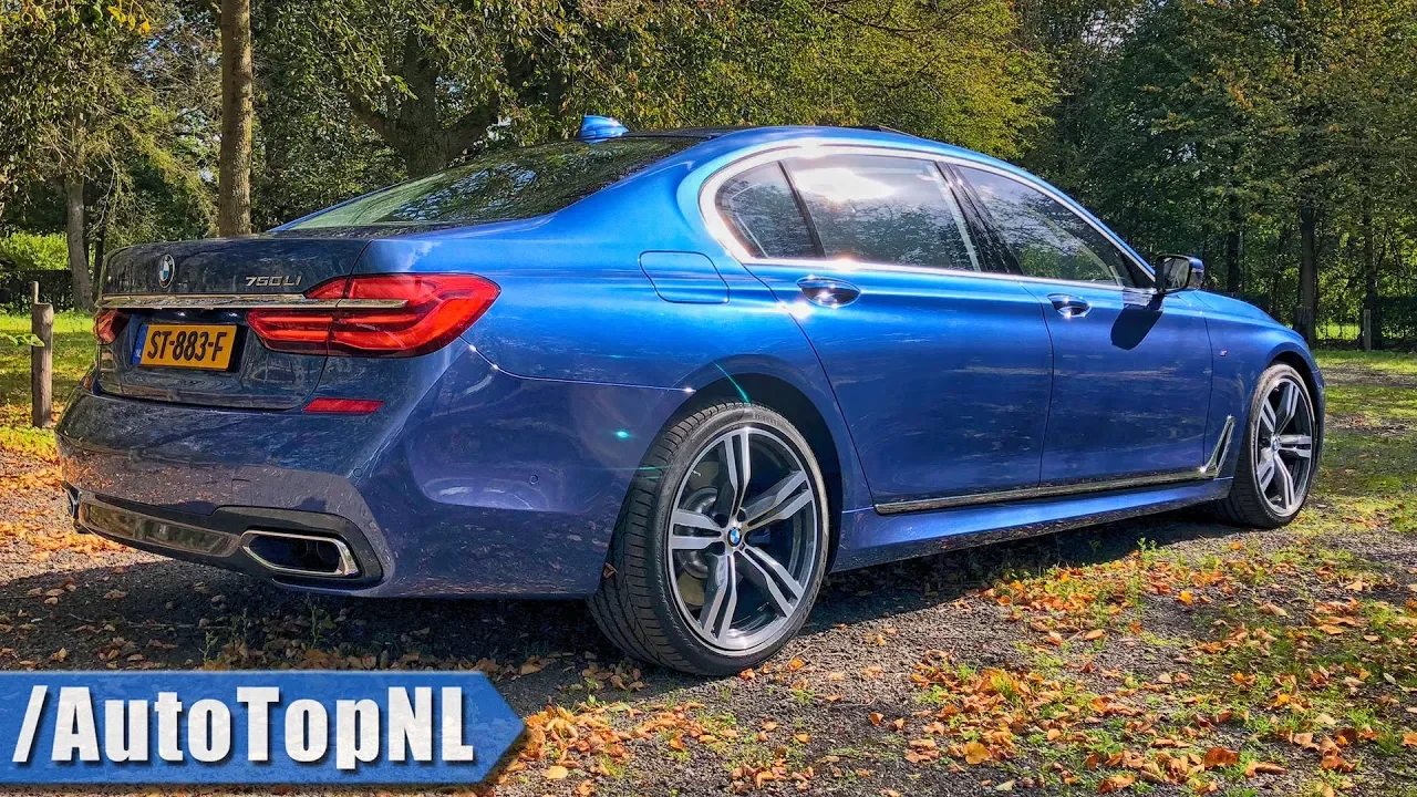 BMW 750Li M Sport Review by AutoTopNL (English Subtitles)