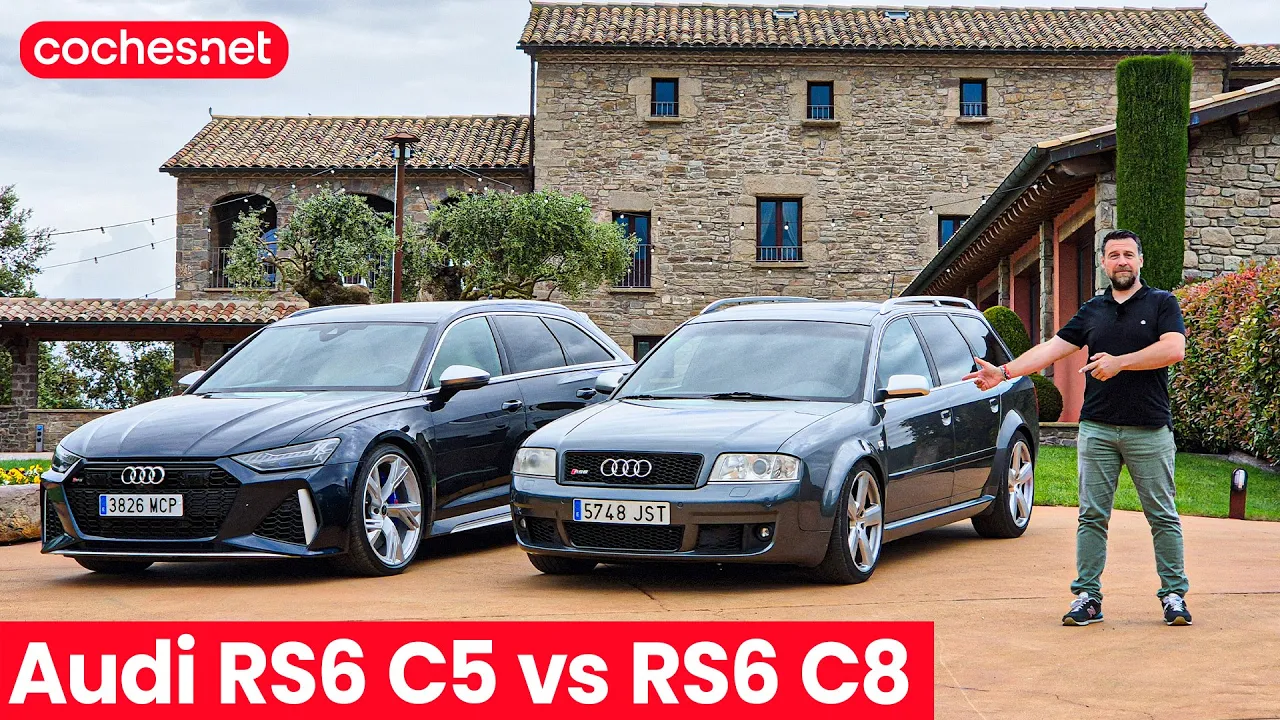 🔥 Audi RS6 C5 vs Audi RS6 C8: 20 años de historia | Prueba / Test / Review en español | coches.net