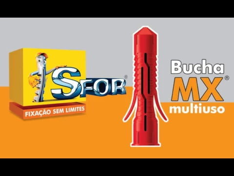 Bucha Nylon Universal 6mm MX Sforplast 10 peças