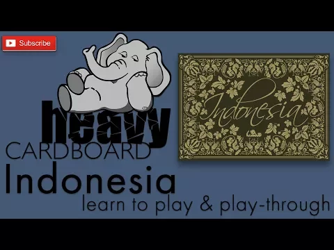 Indonesia 4p Play-through, Teaching, & Roundtable discussion by Heavy Cardboard