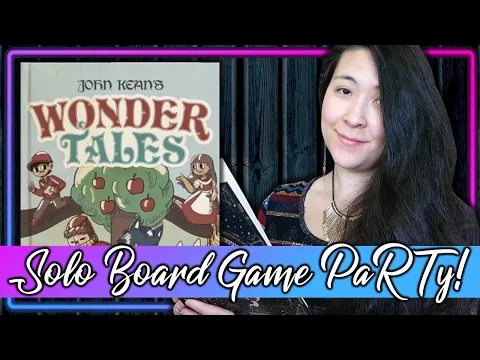 Wondertales 📖 | Solo Board Game PaRTy!!! (Playthrough and Review/ Tutorial, yup!) 🎉