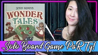 Wondertales | Solo Board Game PaRTy!!! (Playthrough and Review/ Tutorial, yup!)