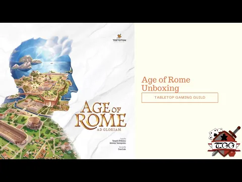 Age of Rome Board Game Unboxing