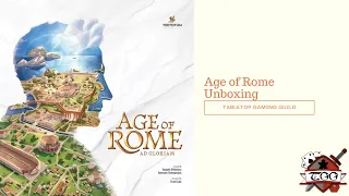 Age of Rome Board Game Unboxing