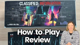 Classified Information Board Game | Clever Deduction in a Tiny Cyberpunk Package (Review Copy)