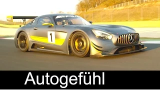Mercedes-AMG GT3 sound, exterior, reveal by Dr. Zetsche at Geneva - Autogefühl