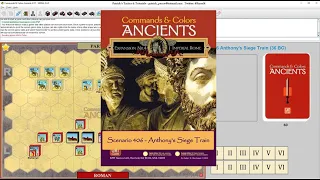 Commands & Colors: Ancients Tutorial Playthrough - Scenario 406 Anthon'y Siege Train