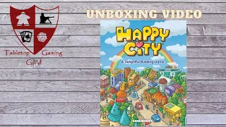 Happy City Board Game Unboxing