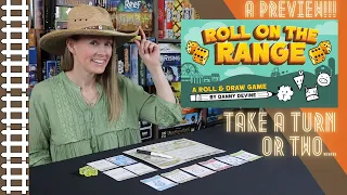 ROLL ON THE RANGE | KS Campaign Roll & Write PREVIEW!!!