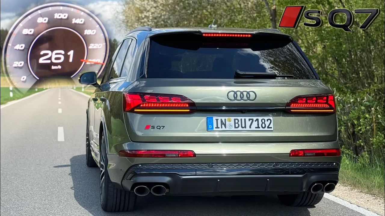 2025 AUDI SQ7 4.0 TFSI V8 // 0-100 100-200 TOP SPEED & SOUND