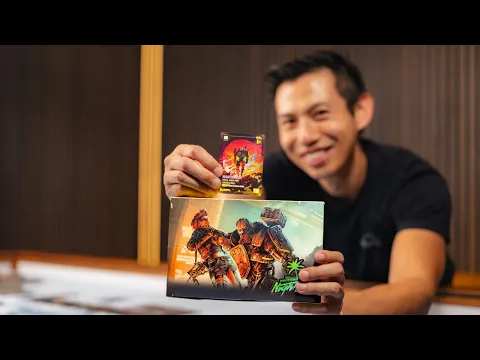 Pulling Iconic Rares in the Cyberpunk TCG Booster Box!