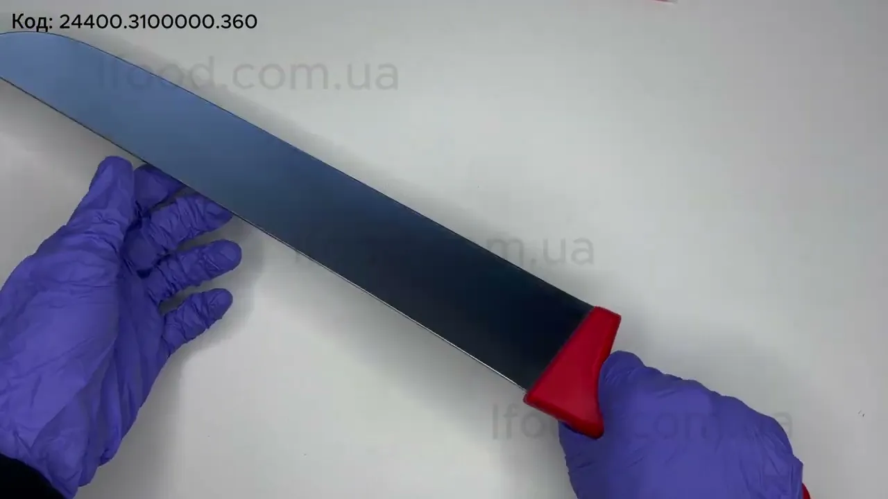 Нож мясника ICEL Poly 360 мм черный 24100.3100000.360