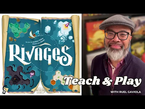 Rivages: Explore islands and find relics in this draft-and-write game! (solo advanced mode)