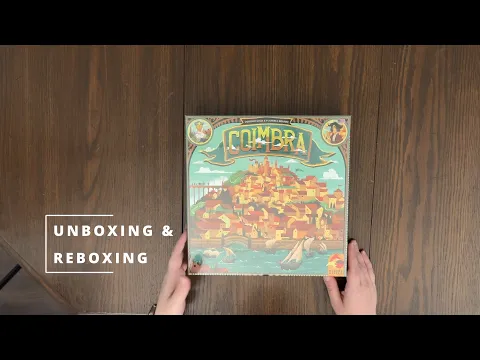 Coimbra Board Game - Unboxing and Reboxing - What's in the Box?