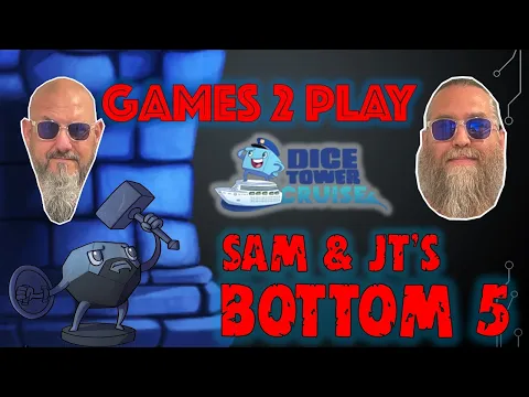 Sam & JT's Bottom 5 Games We Want to Play on the DT Cruise
