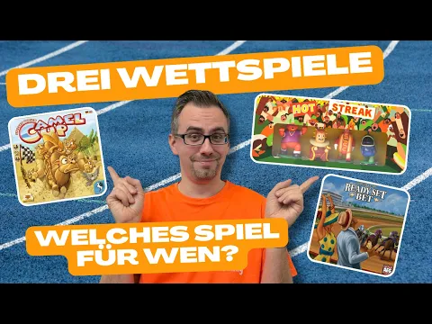 #Vergleich - Hot Streak (Strohmann Games 2026) + Camel Up + Ready Set Bet