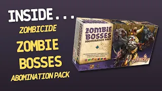 Zombicide: Black Plague – Zombie Bosses Abomination Pack | Inside #73