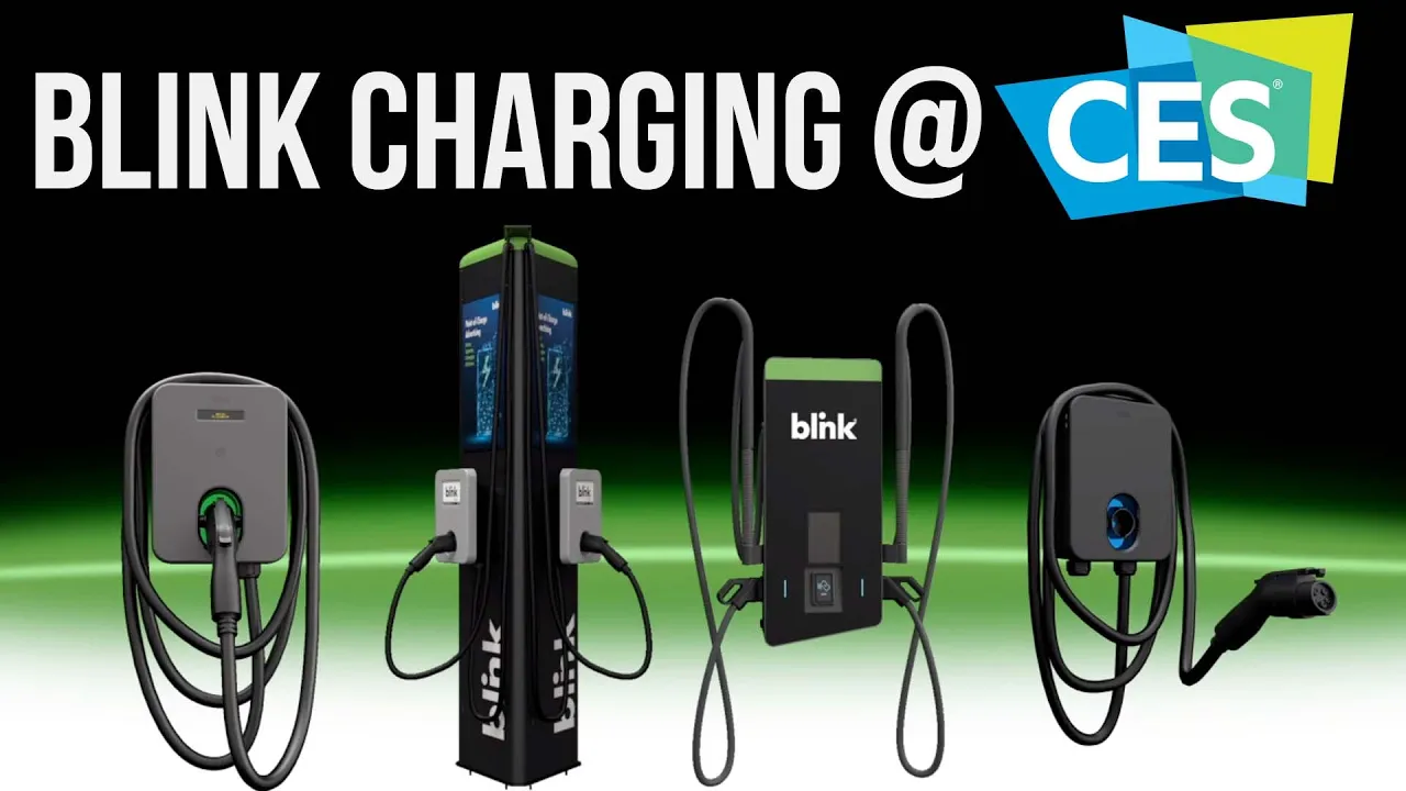 Blink Charging at CES 2022 - 7 new EV charging products announced!