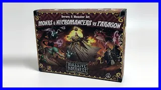 Massive Darkness 2: Heroes & Monster Set – Monks & Necromancers vs The Paragon