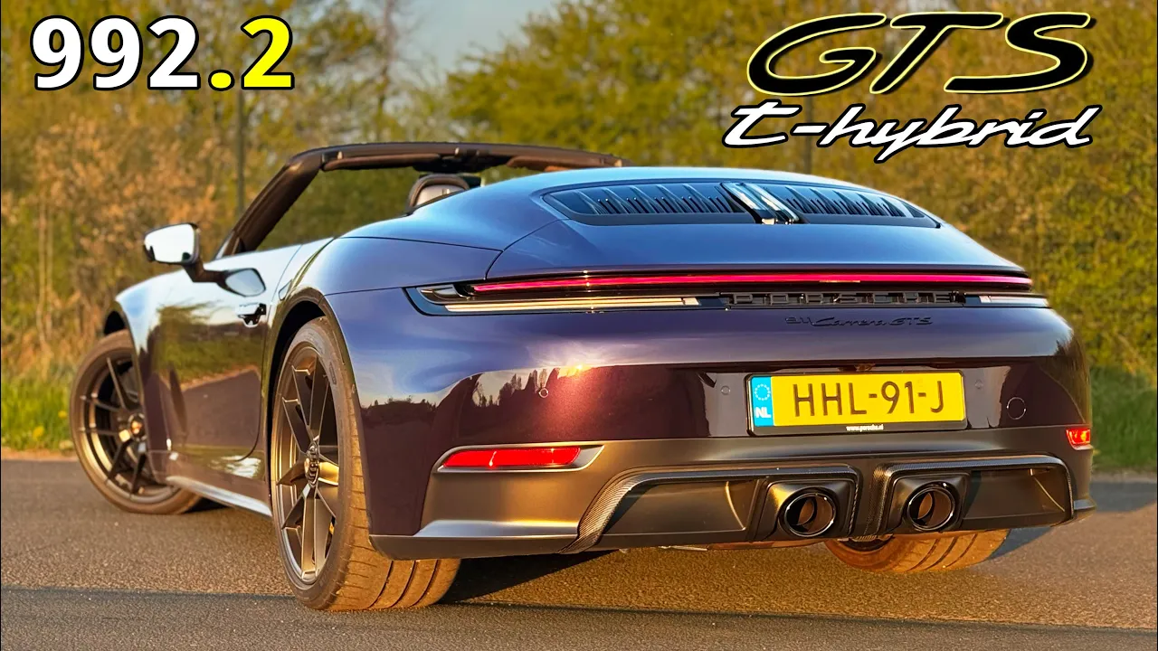 2025 Porsche 911 992.2 GTS T-Hybrid // 320KMH REVIEW on AUTOBAHN