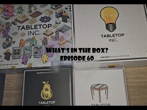 What's In the box? Ep60 Tabletop Inc (formerly Meeple Inc) All In Pledge Unboxing