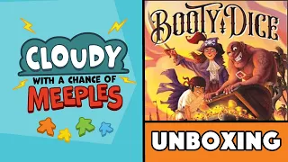 Booty Dice Unboxing - Cloudy with a Chance of Meeples