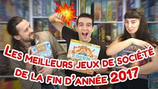 Les meilleurs jeux de société de la fin d'année 2017