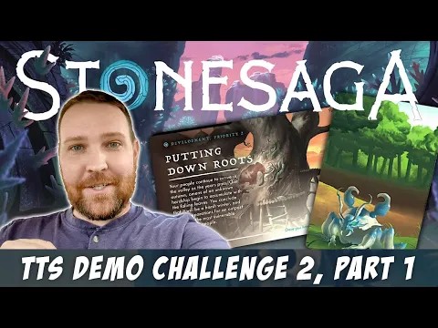 Stonesaga: Challenge 2 Playthrough, PART 1 (Tabletop Simulator Demo)