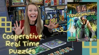 14 FRANTIC MINUTES Overview & Review | A Real-Time, Cooperative Puzzle with Polyonimos
