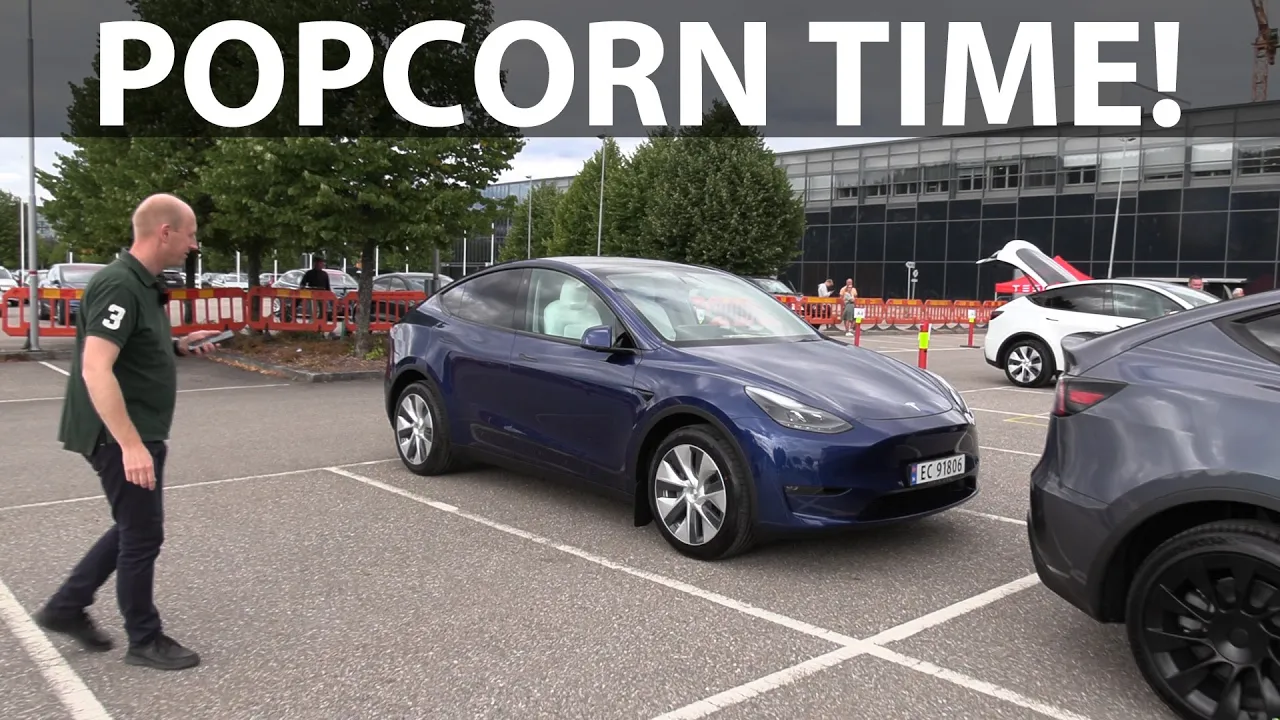 Marcusbil taking delivery of Tesla Model Y LR