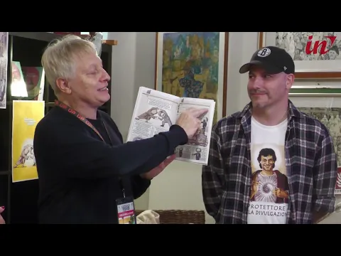 <span style="color:var(--accent)">Video:</span> Lucca Comics, l’invenzione del motore a scoppio nel volume dell’illustratore Bigo