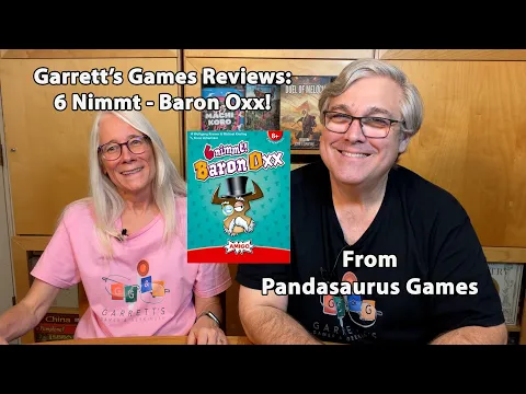 Watch Out For Those Multi-Colored Bulls! Garrett's Games Reviews 6 Nimmt Baron Oxx from Pandasaurus!