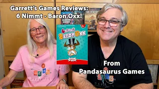 Watch Out For Those Multi-Colored Bulls! Garrett's Games Reviews 6 Nimmt Baron Oxx from Pandasaurus!