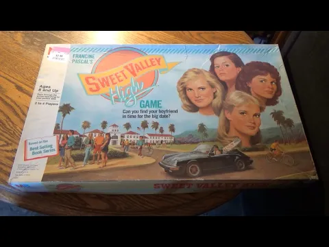 Peaks and Valleys Of Lust and Lore - Sweet Valley High Board Game from Milton Bradley
