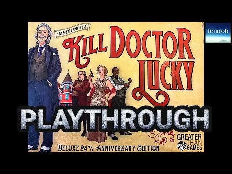 Kill Doctor Lucky Board Game | Playthrough (2 Players)