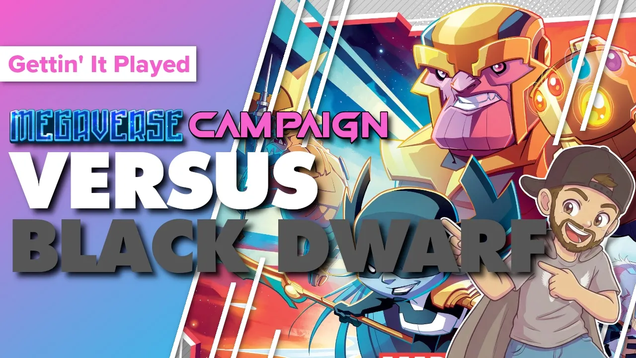 Marvel United Megaverse Campaign vs. Black Dwarf | Game #39 Avengers
