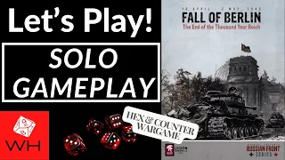 Let's Play! Fall of Berlin: The End of the Thousand Year Reich | Hex & Counter | Gameplay