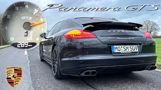 PORSCHE PANAMERA GTS 4.8 V8 | 0-289KM/H Acceleration & Sound