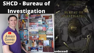 Bureau of Investigation SHCD Sherlock Holmes Consulting Detective * AmassGames * 4K unboxing Cthulhu unboxing