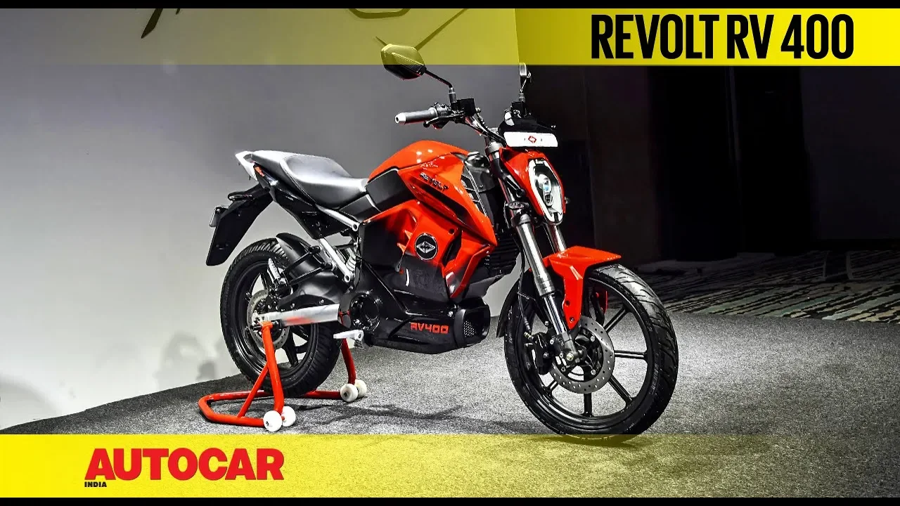 Revolt RV 400 electric motorcycle | First Look and Walkaround | Autocar India