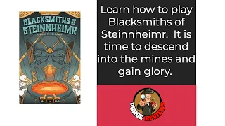 Blacksmiths of Steinnheimr Learn How to Play by Purge Reviews